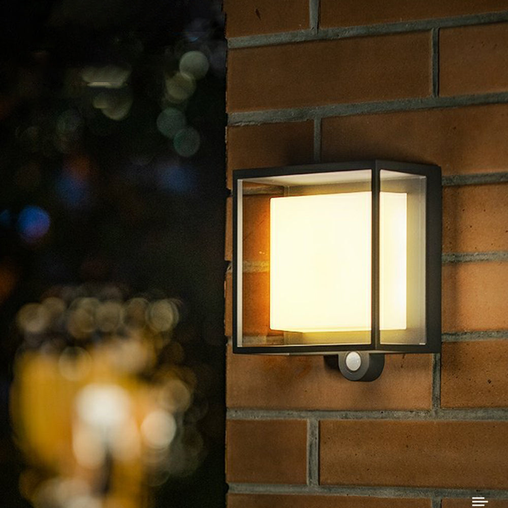 Cauzac™ Contemporary Solar-Powered LED Outdoor Wall Light – Waterproof Design