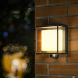 Cauzac™ Contemporary Solar-Powered LED Outdoor Wall Light – Waterproof Design