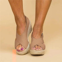 Cauzac™ Women's Elegant Espadrille Sandals for Summer Comfort