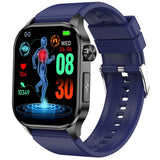Cauzac™ Premium Smartwatch with Comprehensive Fitness Tracking & Health Features - Brown Leather