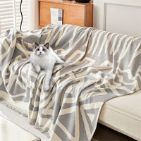 Cauzac™ Boho Geometric Anti-Scratch Sofa Protector
