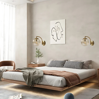 Cauzac™ Modern Glass Globe Wall Lamp for Elegant Interiors