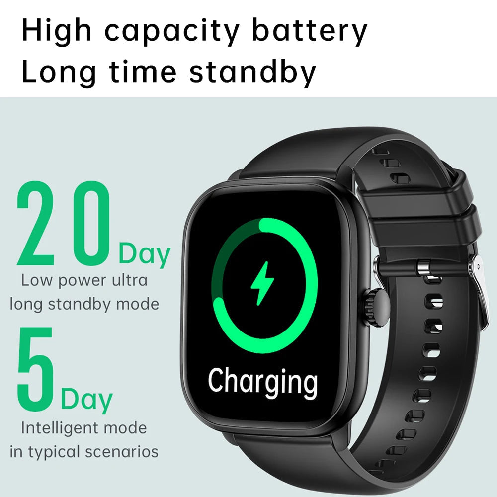 Cauzac™ Advanced Blood Monitoring Smartwatch - Black
