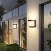 Cauzac™ Contemporary Solar-Powered LED Outdoor Wall Light – Waterproof Design