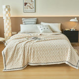 Cauzac™ Cozy 3D Turtle Shell Jacquard Throw Blanket