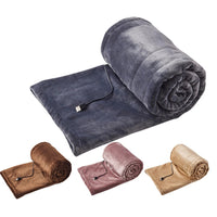 Cauzac™ Cozy Flannel Heated Throw Blanket for Comfort and Warmth