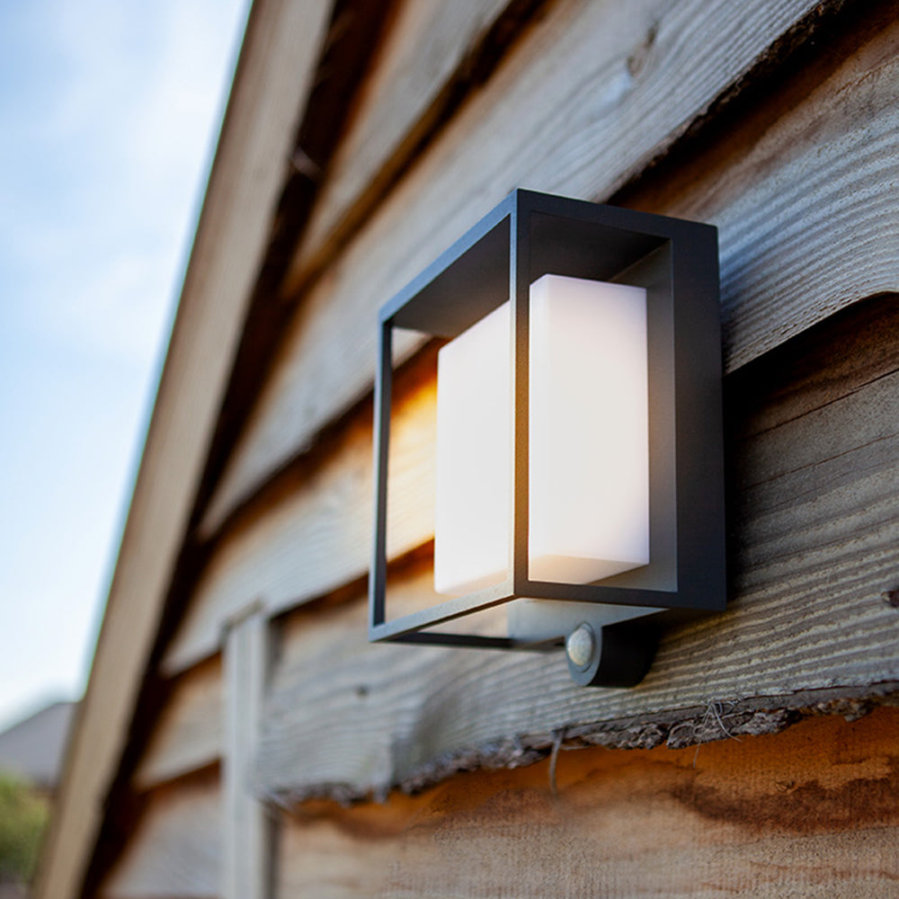 Cauzac™ Contemporary Solar-Powered LED Outdoor Wall Light – Waterproof Design