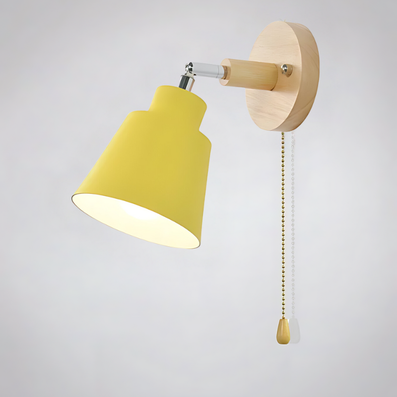 Cauzac™ Stylish Swiveling Wall Lamp with Pull Chain Switch