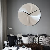 Modern wall clock with large unique design and silent mechanism