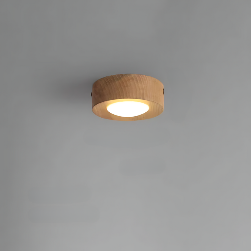 Cauzac™ Elegant Walnut LED Ceiling Light