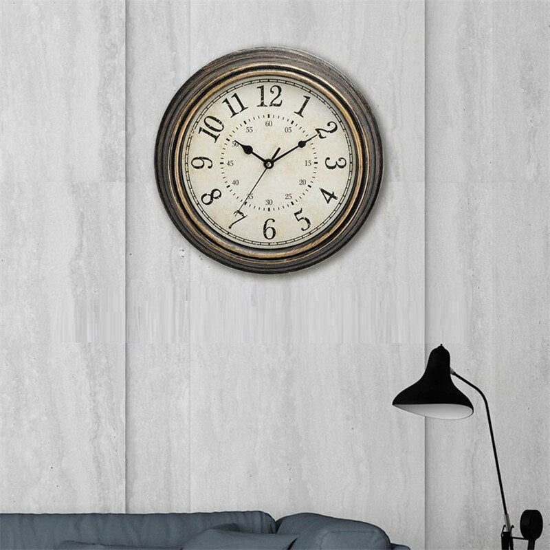 Cauzac™ Rustic Vintage Wooden Wall Clock