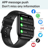 Cauzac™ Advanced Blood Monitoring Smartwatch - Black