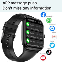 Cauzac™ Advanced Blood Monitoring Smartwatch - Black