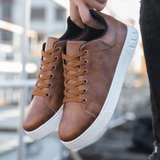 Cauzac™ Men's Premium Leather Sneakers - Timeless Style and Comfort
