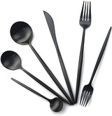 Cauzac™ Elegant 36-Piece Modern Stainless Steel Flatware Set for Dining Excellence