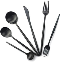 Cauzac™ Elegant 36-Piece Modern Stainless Steel Flatware Set for Dining Excellence