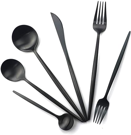 Cauzac™ Elegant 36-Piece Modern Stainless Steel Flatware Set for Dining Excellence