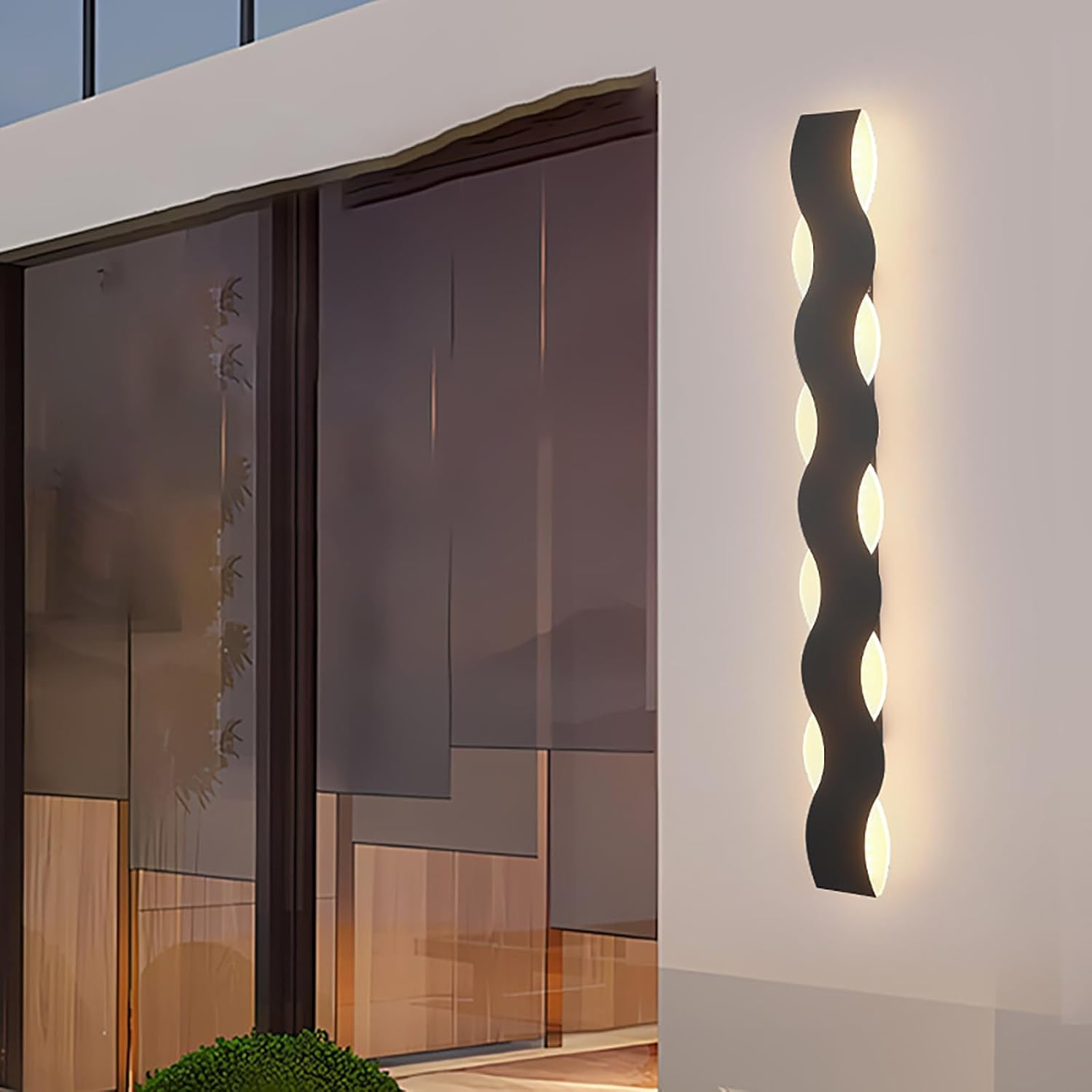 Cauzac™ Decorative Wave Outdoor Wall Light