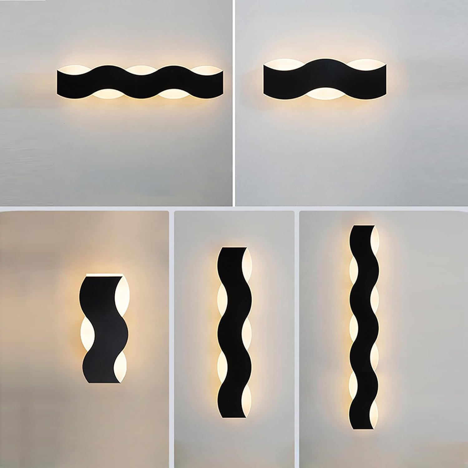 Cauzac™ Decorative Wave Outdoor Wall Light