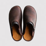 Cauzac™ Unisex Orthopedic Leather Shoe-Slippers – Ultimate Comfort and Style