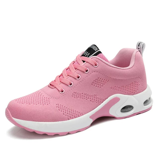 A pair of stylish and supportive comfortable walking shoes