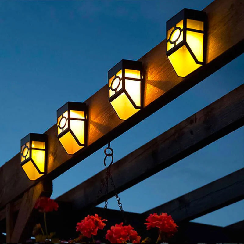 Cauzac™ Solar LED Wall Light Set – Ideal for Elegant Outdoor Illumination