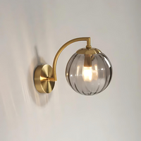 Cauzac™ Modern Glass Globe Wall Lamp for Elegant Interiors