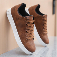 Cauzac™ Men's Premium Leather Sneakers - Timeless Style and Comfort