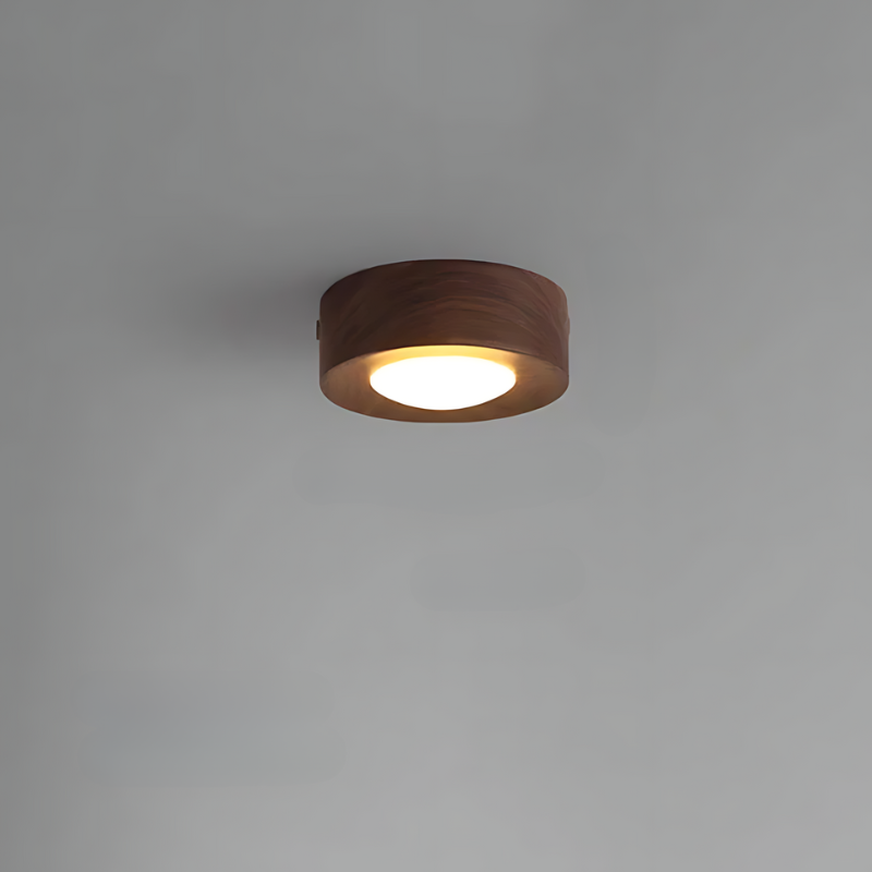 Cauzac™ Elegant Walnut LED Ceiling Light