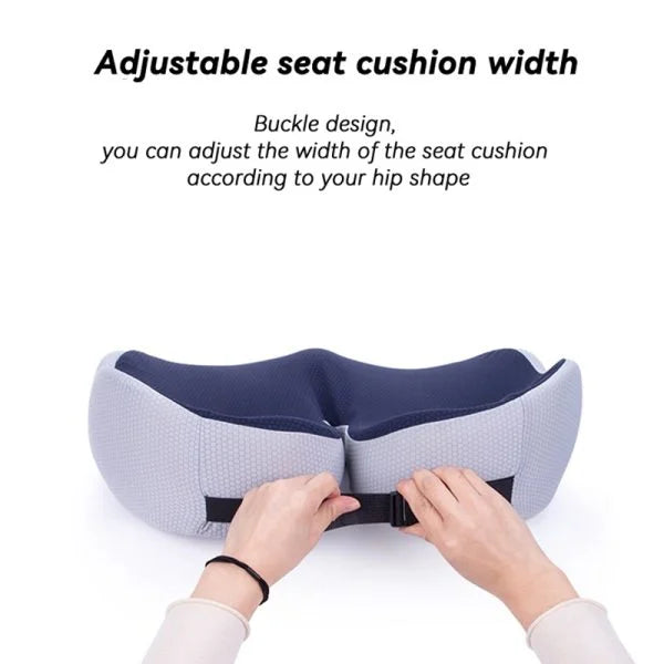 Cauzac™ Adjustable Memory Foam Seat Cushion for Enhanced Comfort