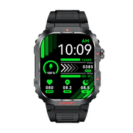 Smartwatch with fitness tracker and glucose monitoring capabilities