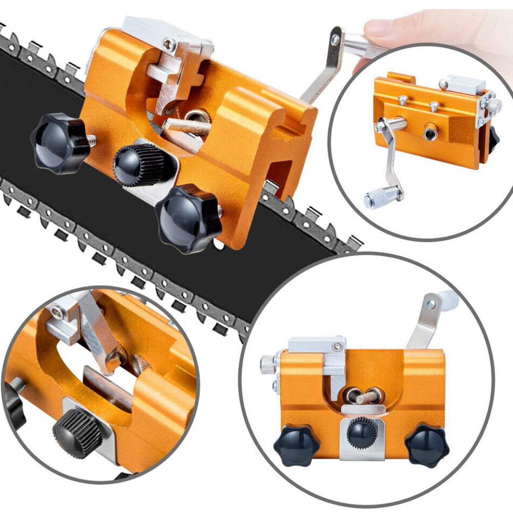 Chainsaw sharpener maintenance tool for sharpening chainsaw blades