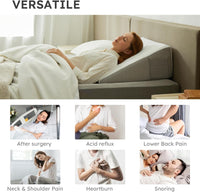 Cauzac™ Deluxe Comfort Wedge Pillow for Ultimate Relaxation