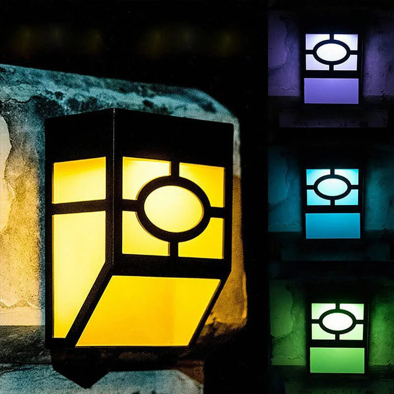 Cauzac™ Solar LED Wall Light Set – Ideal for Elegant Outdoor Illumination