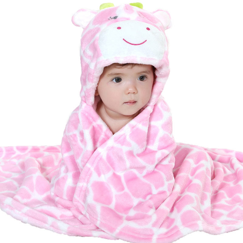 Cauzac™ Cosy Hooded Children's Bathrobe – Soft & Quick-Drying Comfort