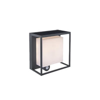 Cauzac™ Contemporary Solar-Powered LED Outdoor Wall Light – Waterproof Design