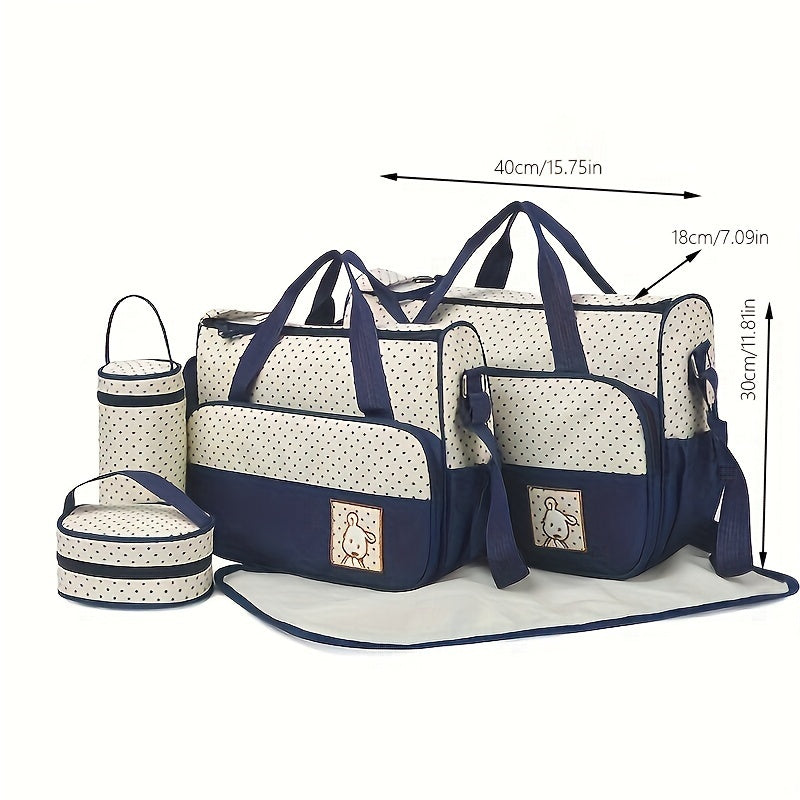 Cauzac™ Multifunctional Mommy Bag Set – Stylish and Spacious for Everyday Use