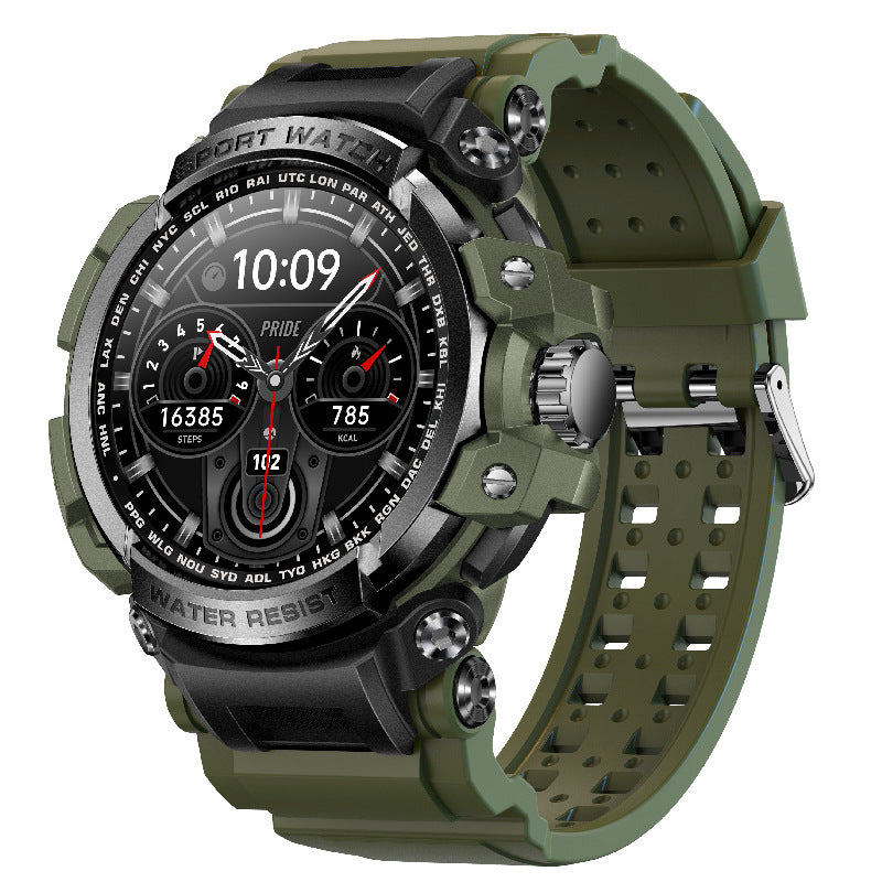 Cauzac™ Rugged Outdoor Sports Smartwatch with Heart Rate & Call Notifications