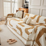 Cauzac™ Chenille Decorative Blanket with Tassels for Your Living Space
