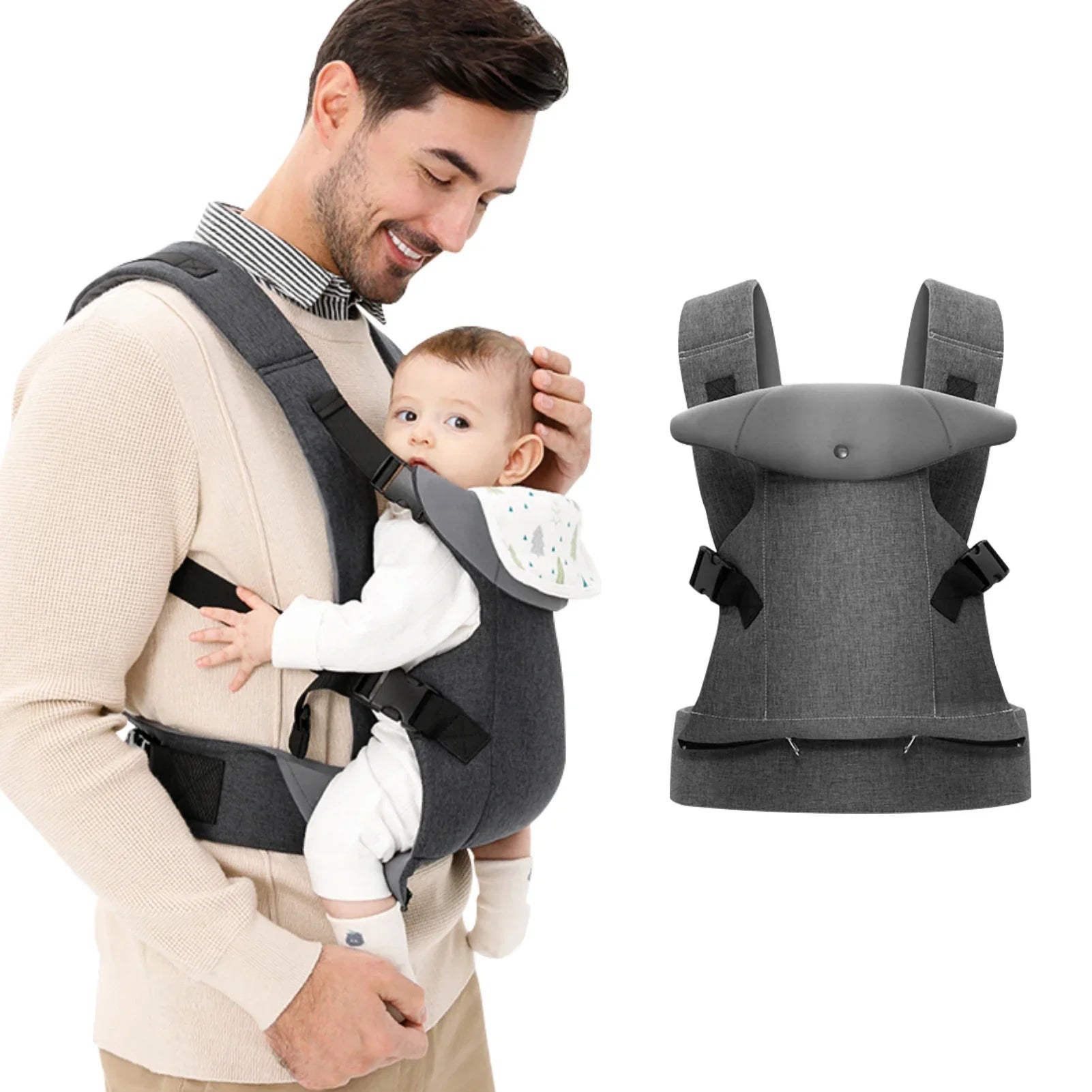 multifunctional baby carrier wrap for infants and toddlers