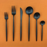 Cauzac™ Elegant 36-Piece Modern Stainless Steel Flatware Set for Dining Excellence
