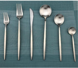 Cauzac™ Elegant 36-Piece Modern Stainless Steel Flatware Set for Dining Excellence
