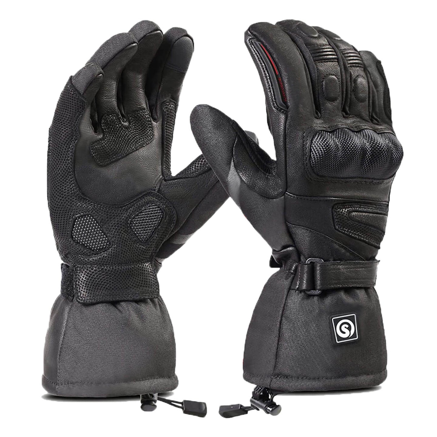 Cauzac™ Heated Motorcycle Gloves made from Sheepskin Leather