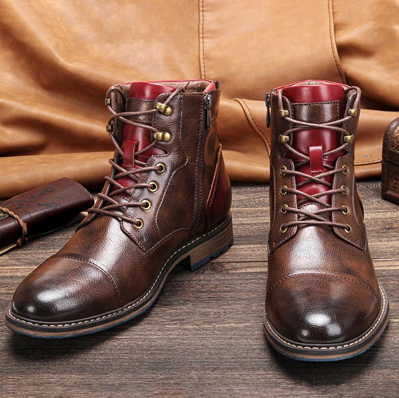 oxford boots men's dress boots formal boots for men lace up ankle boots