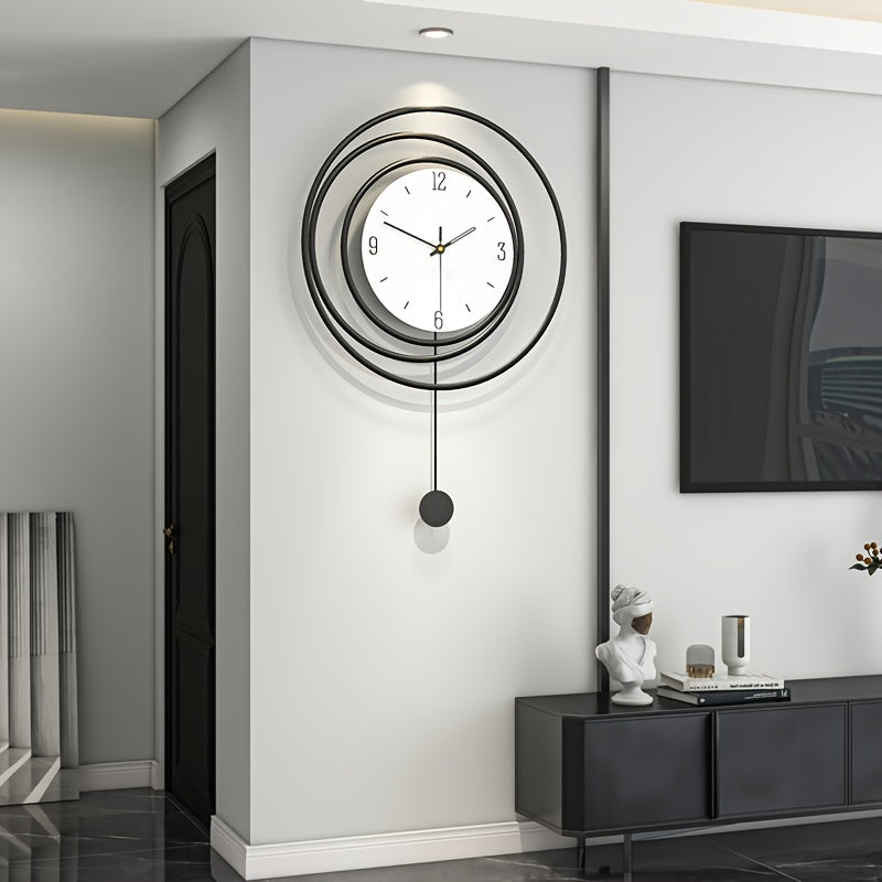 Cauzac™ Modern Minimalist Metal Wall Clock