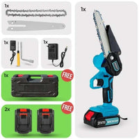 Cauzac™ Featherlight 6-Inch Cordless Chainsaw for Easy Trimming
