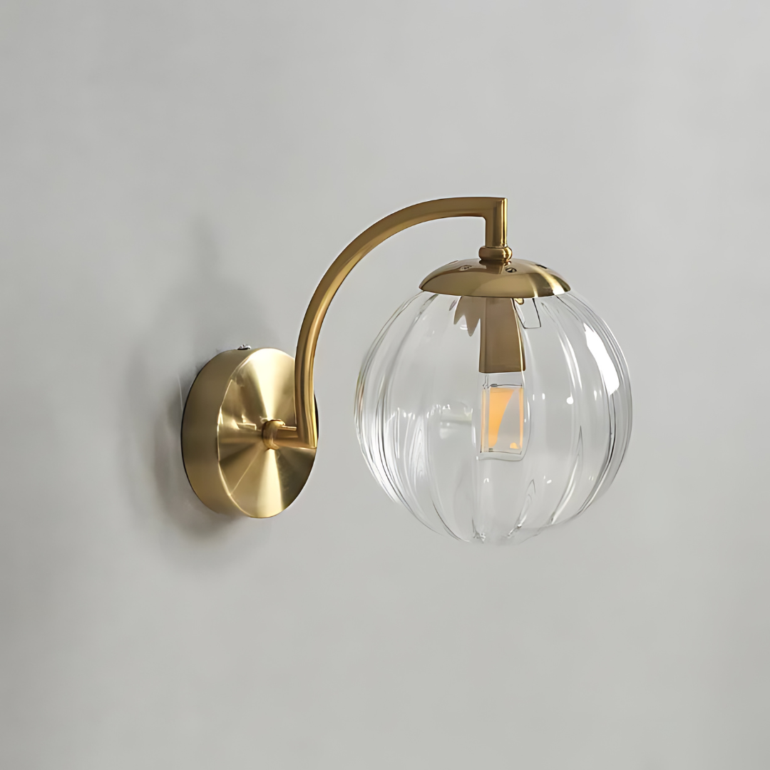 Cauzac™ Modern Glass Globe Wall Lamp for Elegant Interiors