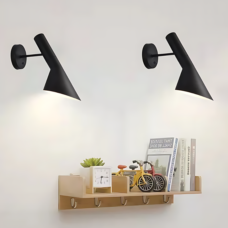 A vintage wall light serving as a decorative wall mounted lamp with an antique style