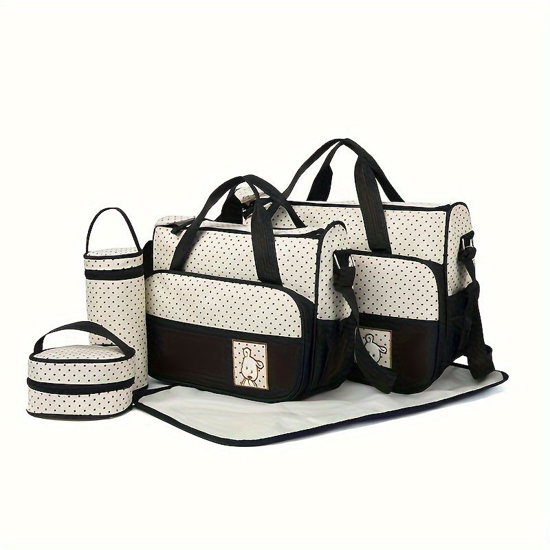 Cauzac™ Multifunctional Mommy Bag Set – Stylish and Spacious for Everyday Use