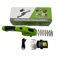 Cauzac™ Effortless Lawn and Shrub Trimming with 2-in-1 7.2V Handheld Electric Hedge Trimmer – Includes Rechargeable Lithium-ion Battery & Charger!